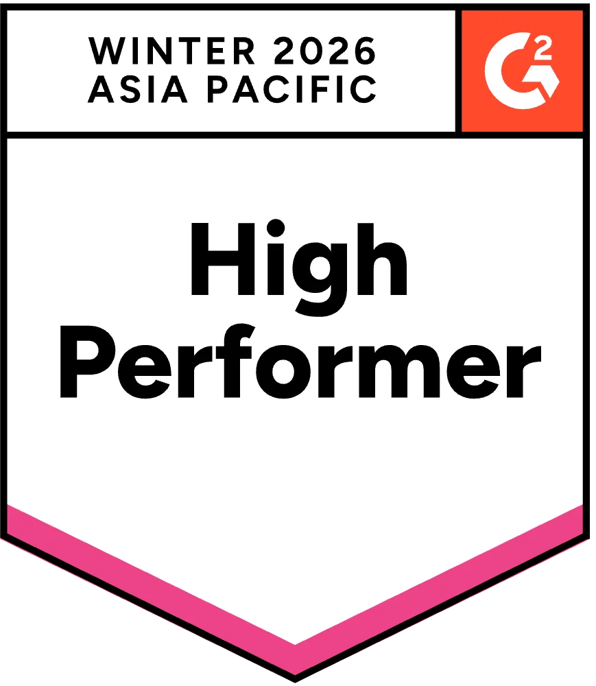 Ranked High Performer in conversational support by G2